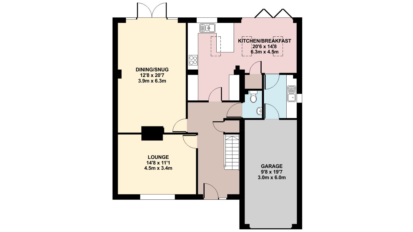 colour floor plan drawing marketing planning application swindon wiltshire cotswolds oxfordshire