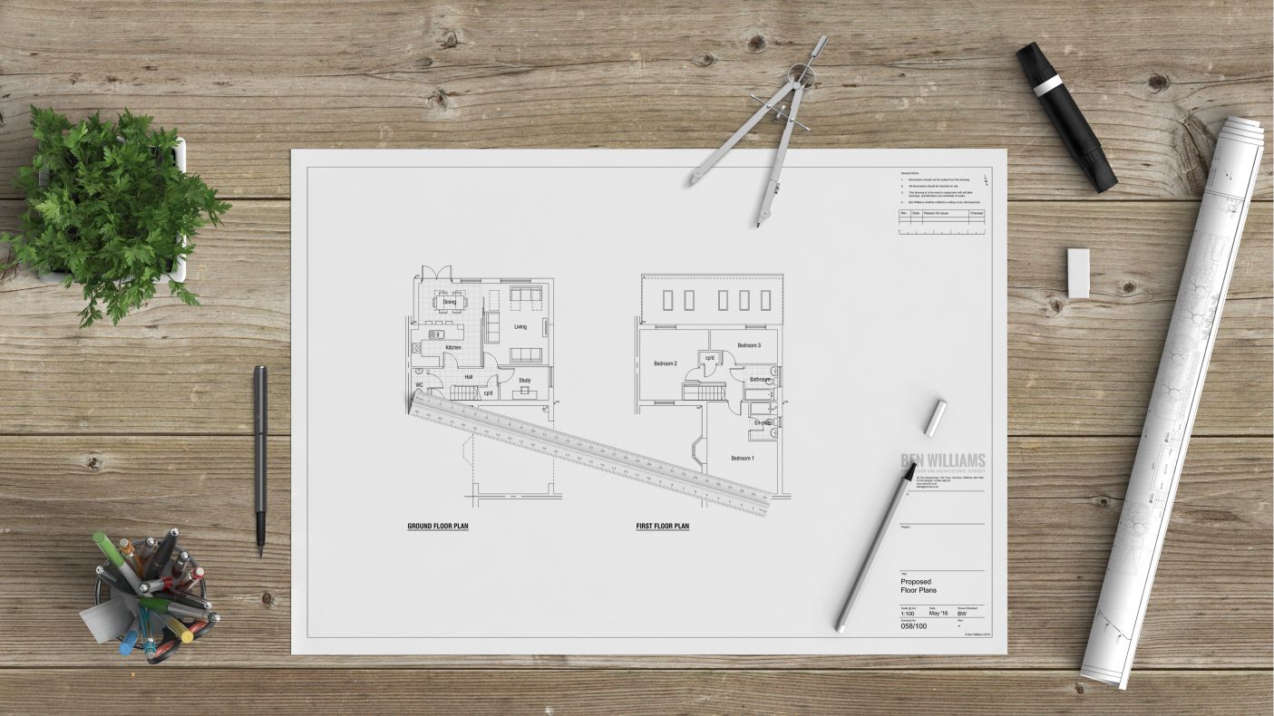 planning application drawing single storey kitchen extension open plan dining swindon wiltshire cotswolds oxfordshire