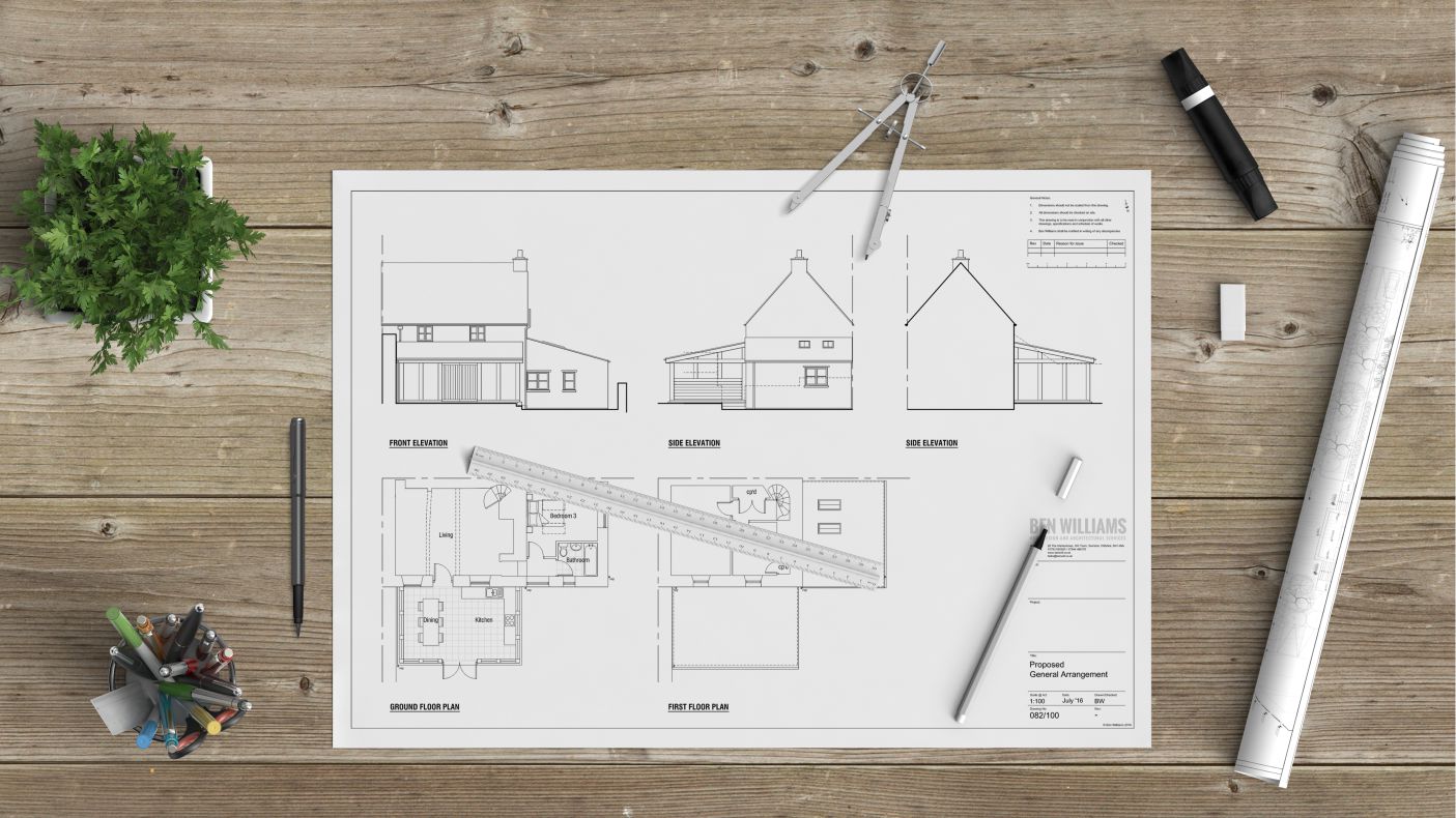 planning application drawing single storey oak frame extension kitchen dining cotswolds council swindon wiltshire oxfordshire