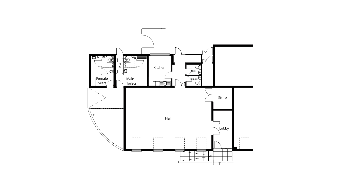 single storey side rear extension planning permission existing measured buiding survey floor plan drawing