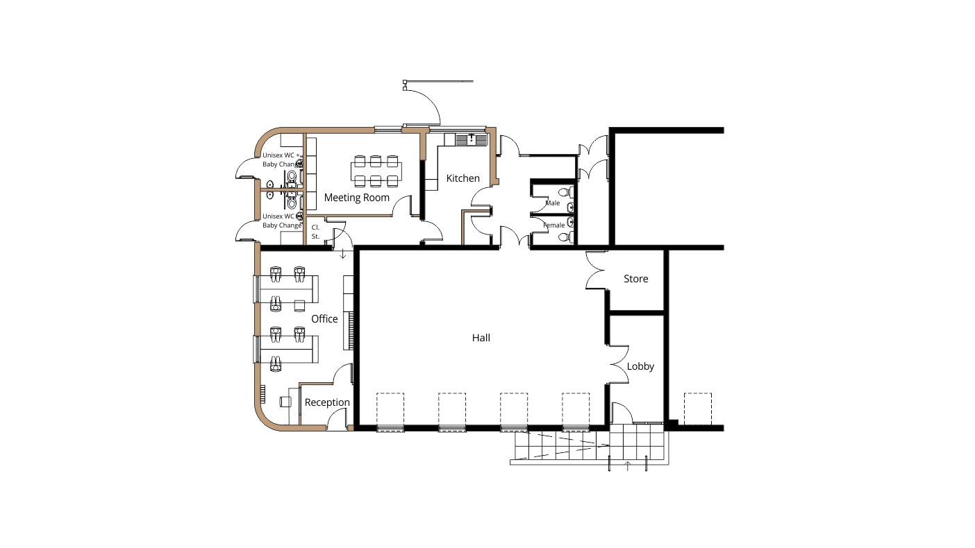 single storey side rear extension planning permission proposed floor plan drawing
