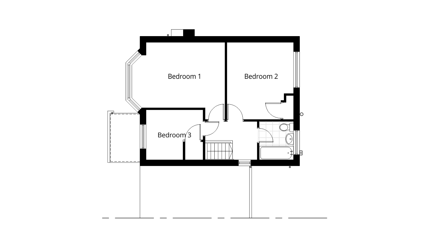 architectural design and planning services existing first floor plan