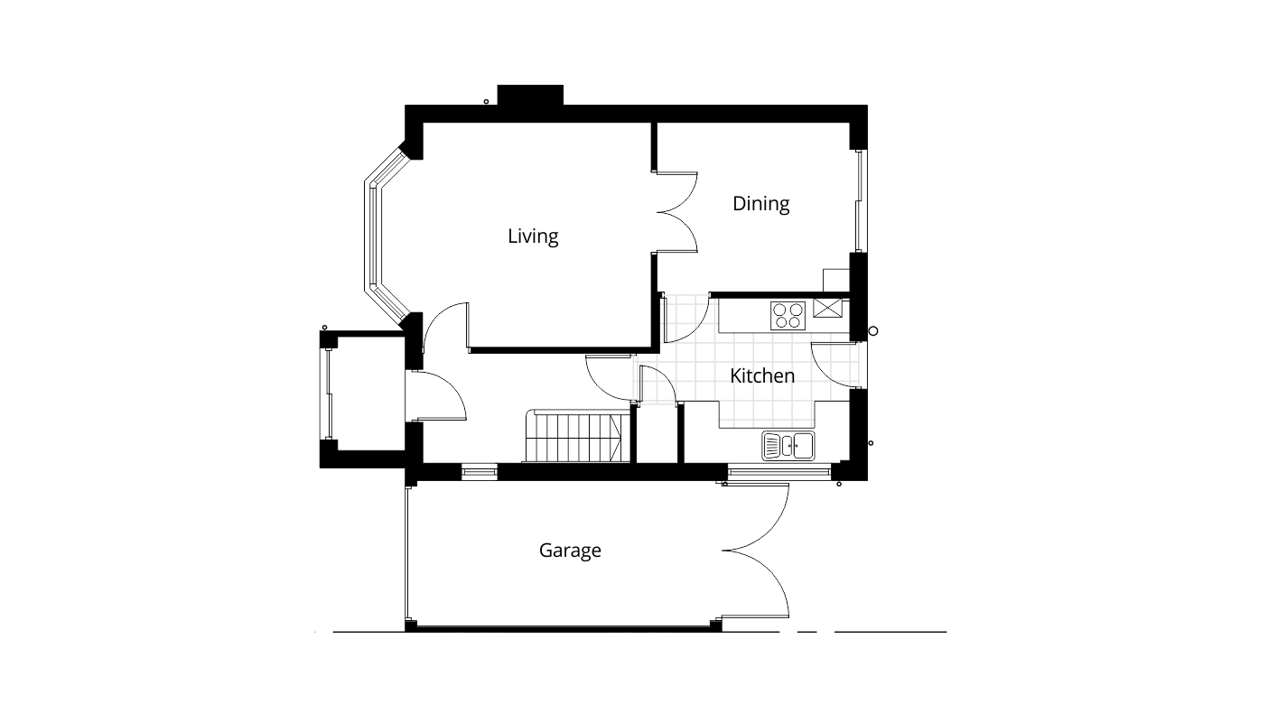 architectural design and planning services existing ground floor plan