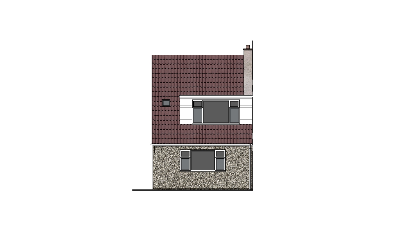 cad planning drawings swindon borough council existing front elevation drawing