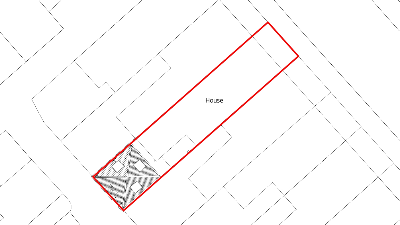 garden structure planning permission proposed site plan
