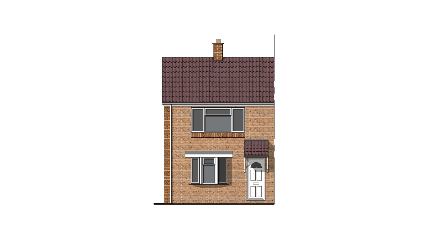help with building regulation drawings to swindon building control existing front elevation