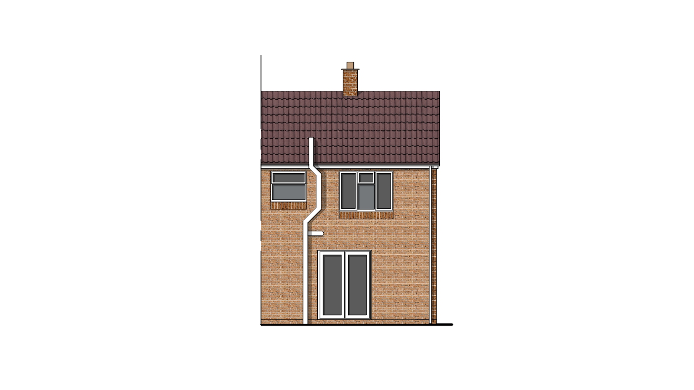 help with building regulation drawings to swindon building control existing rear elevation