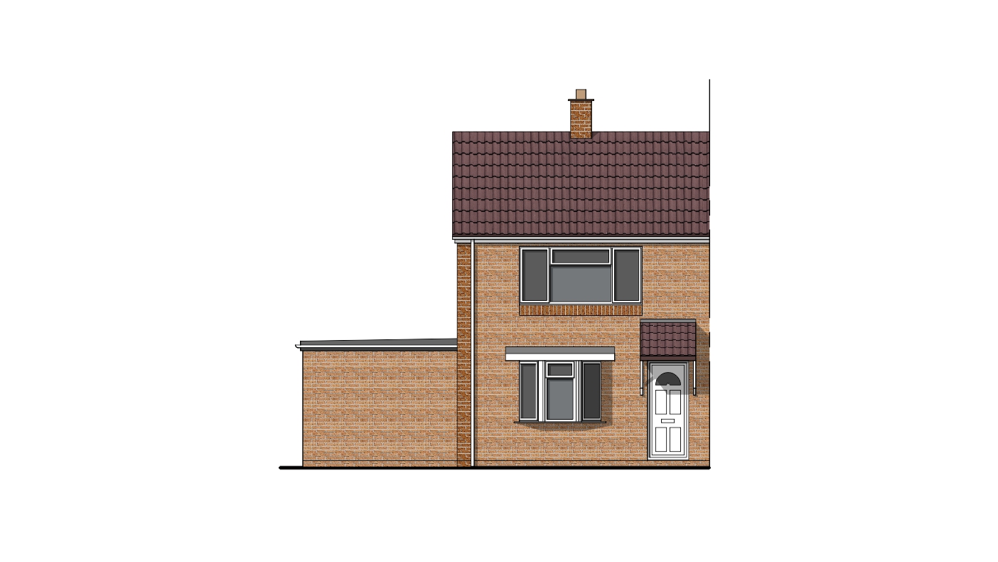 help with building regulation drawings to swindon building control proposed front elevation