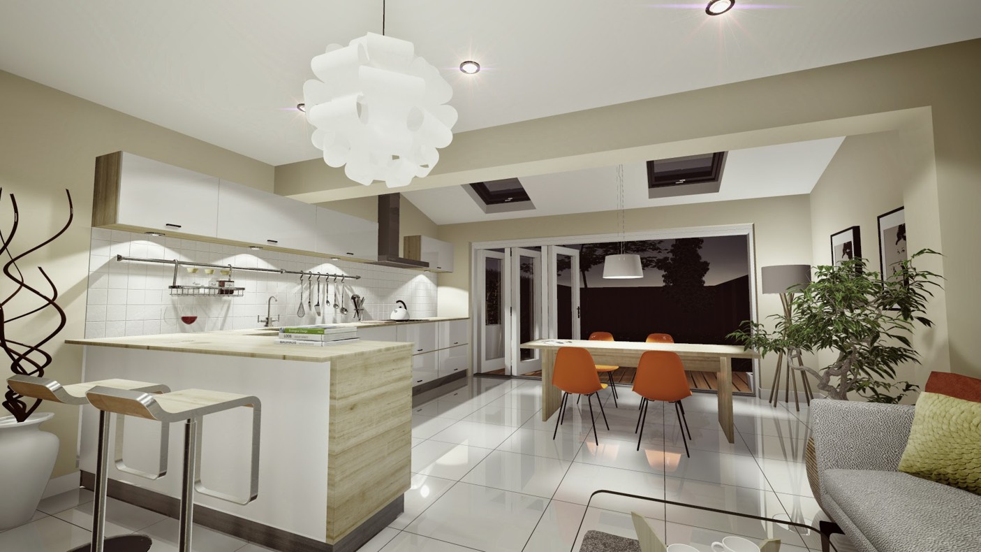 Home remodeling kitchen extension bi fold doors 3d cgi visualisation interior inside.jpg