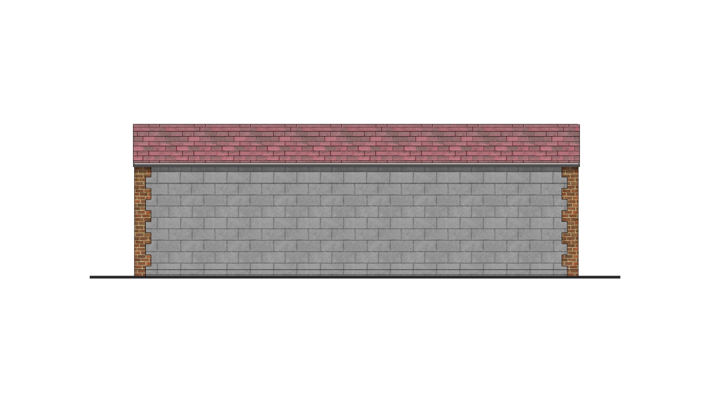 new garage planning permission application drawing side elevation drawing
