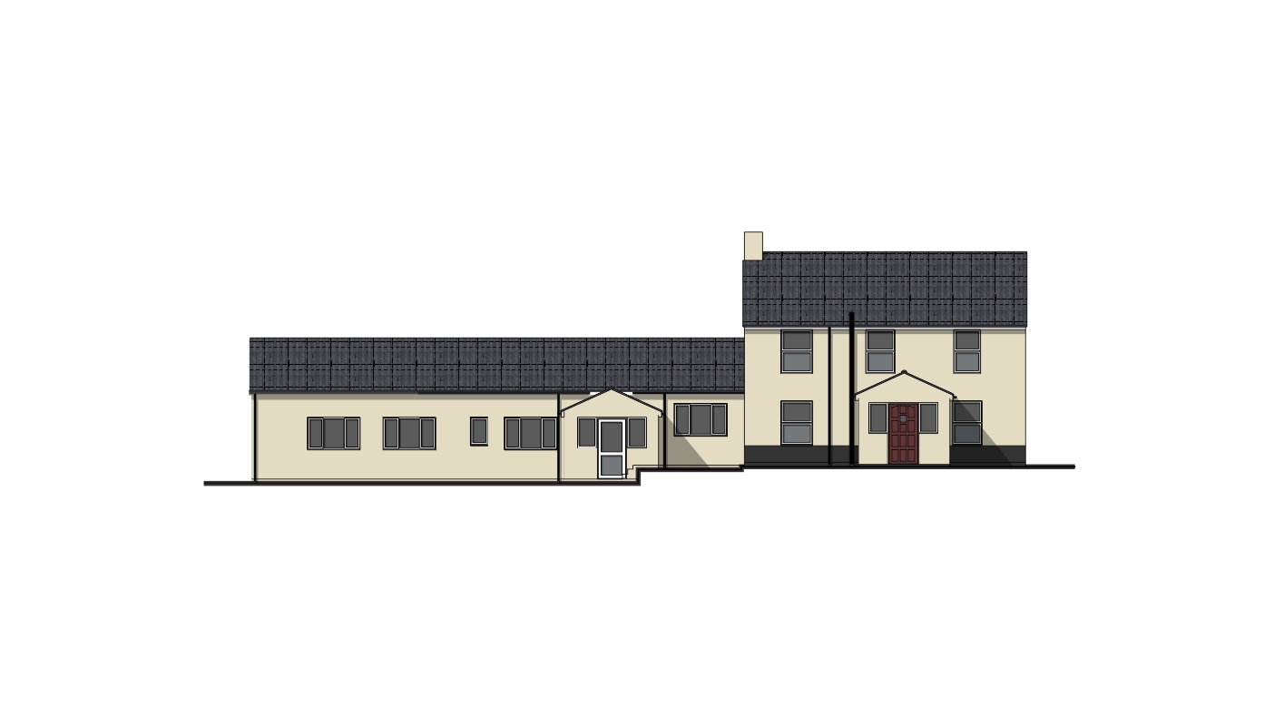 planning drawings for wiltshire council proposed elevation extension