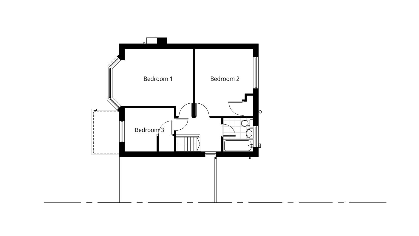 architectural design and planning services existing first floor plan drawing