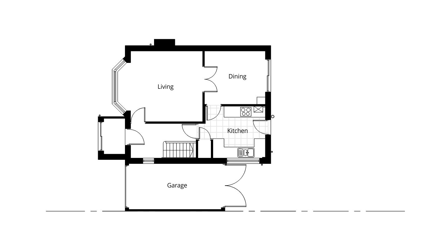 architectural design and planning services existing ground floor plan drawing