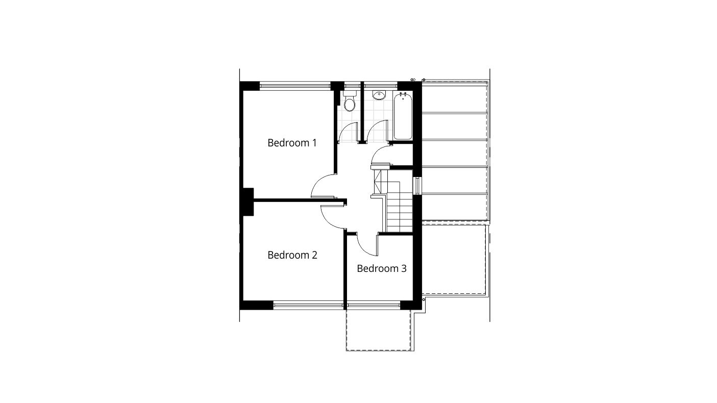 downstairs bathroom side extension drawing proposed first floor plan