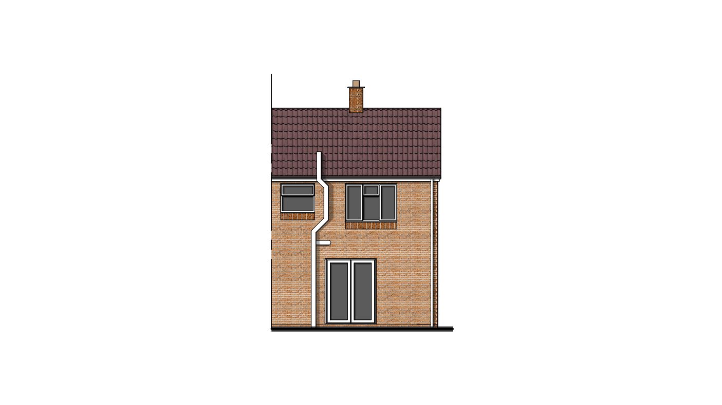 help with building regulation drawings to swindon building control existing rear elevation
